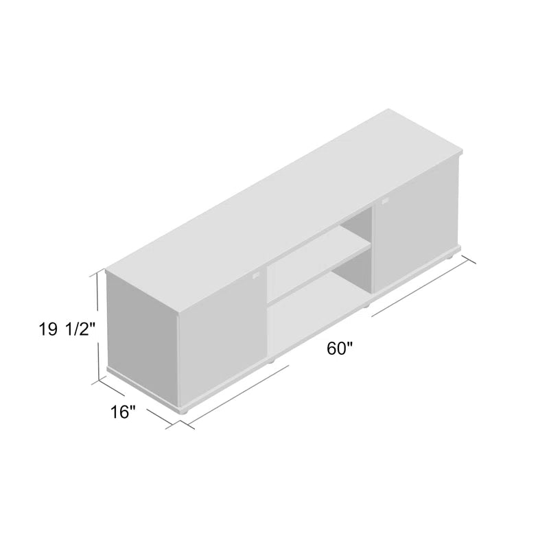 Keeley 60'' Media Console for Tvs up to 75''