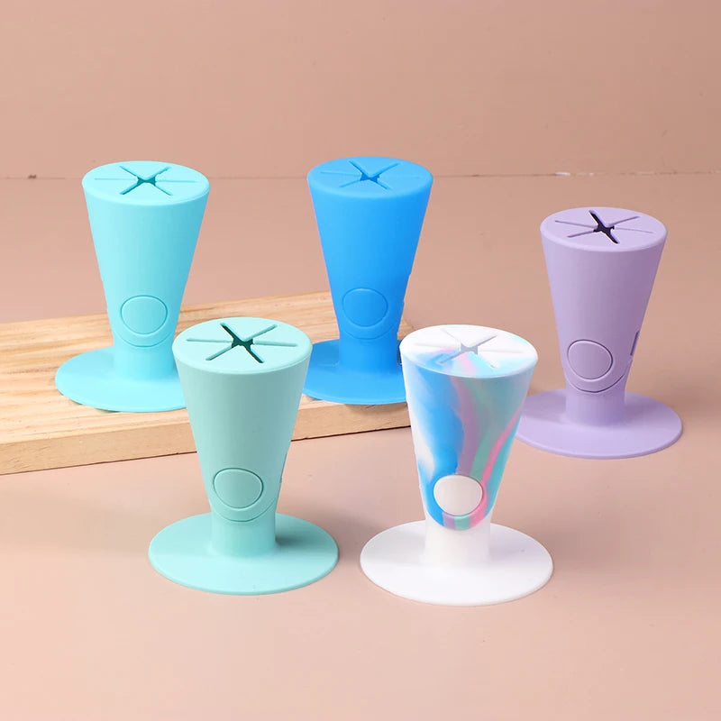 Silicone Nail Polish Holder Nail Art Polish Bottle Stand DIY Salon Nail Art Polish Bottle Stand Nail Art Tools Accessories