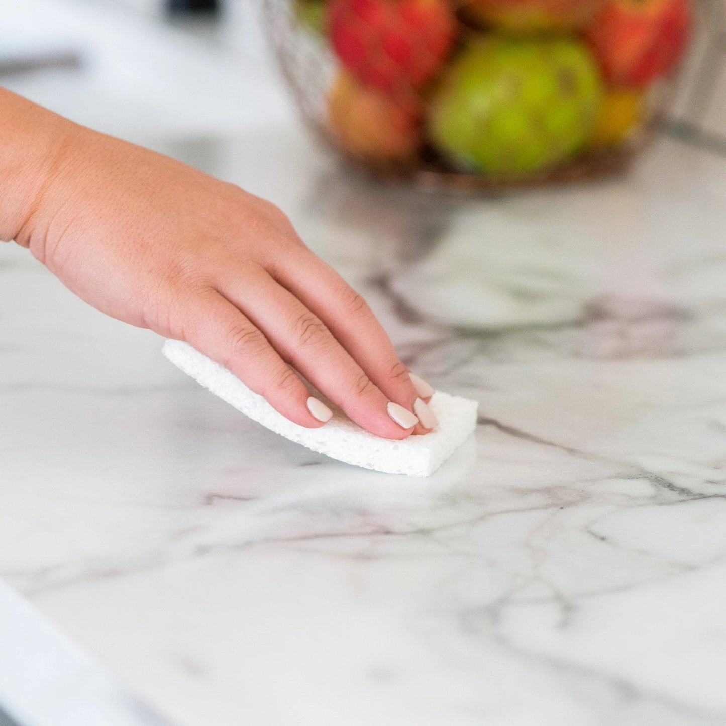 Plain Jane Natural Cellulose Kitchen Sponges - Compostable & Plastic Free - Set of 3
