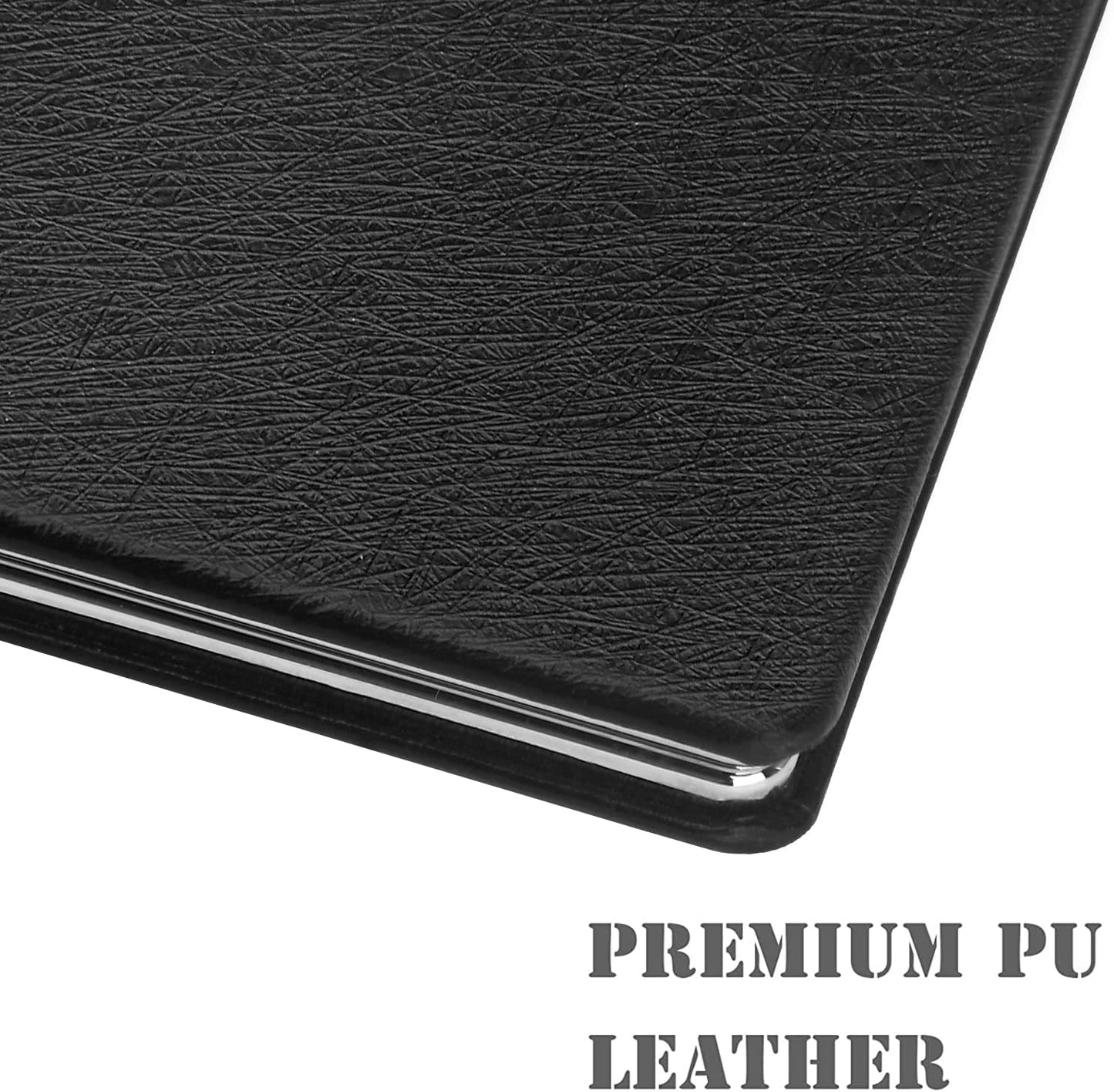 Portable Double-Sided Magnifying Vanity Mirror for Men - Black Travel Makeup Mirror for Handbag or Pocket, Ideal for Daily and Business Use