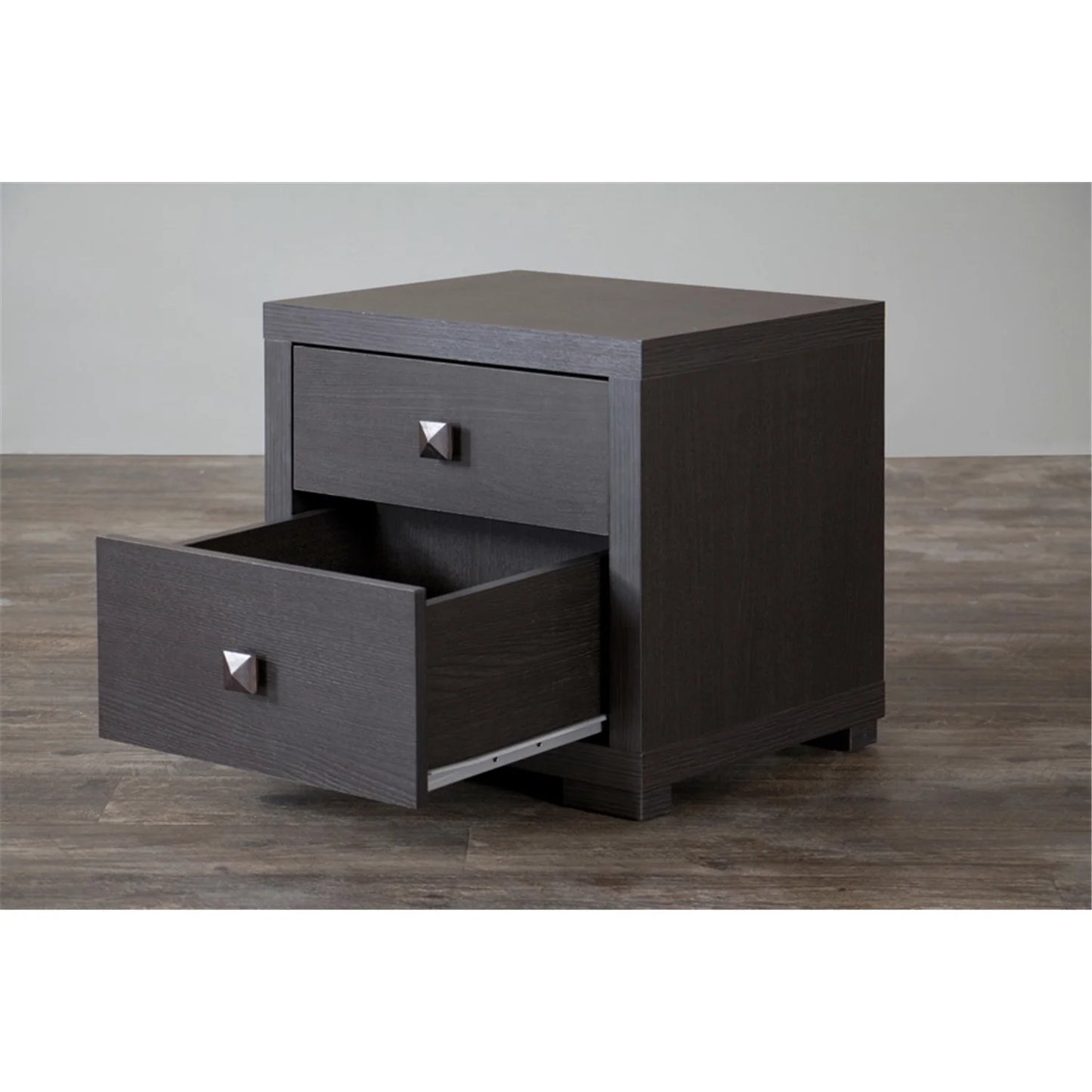 Espresso Silverstone Contemporary Nightstand