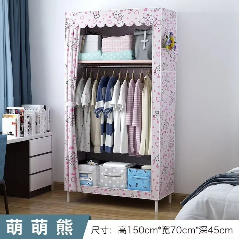 Non-Woven Fabric Panoramic Folding Cloth 3D Wardrobe