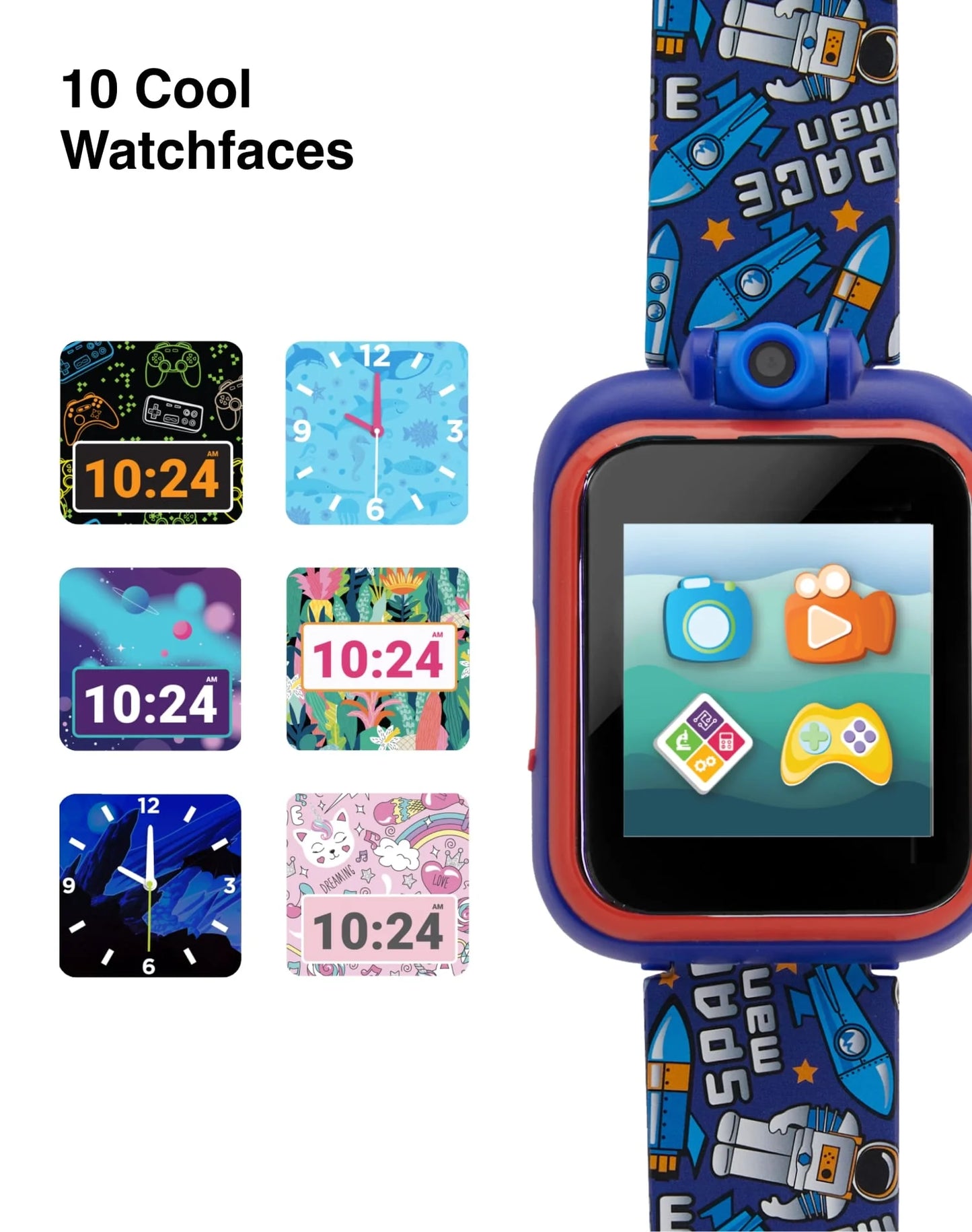 Boys Earbuds and Smartwatch Set - Blue Space Model 900148M-40-032