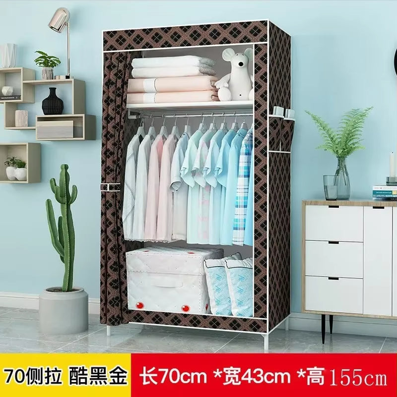 Non-Woven Fabric Panoramic Folding Cloth 3D Wardrobe