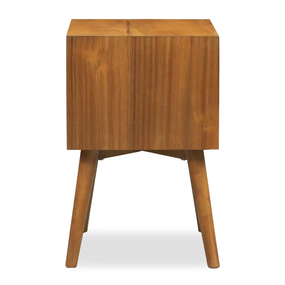 Durable Bedroom 2-Drawer Nightstand