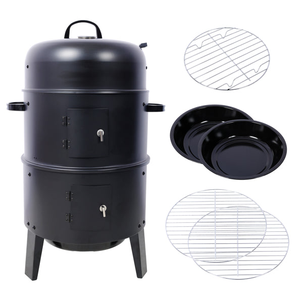 16 Inch Vertical Portable Charcoal Smoked Outdoor Cooking Grill