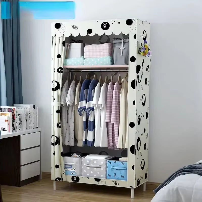 Non-Woven Fabric Panoramic Folding Cloth 3D Wardrobe