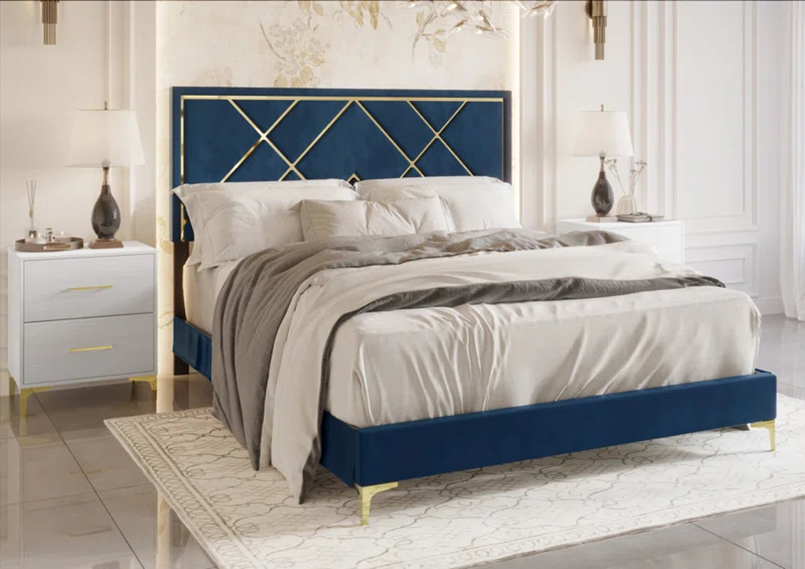 Lausyn Upholstered Standard 3 Piece Bedroom Set