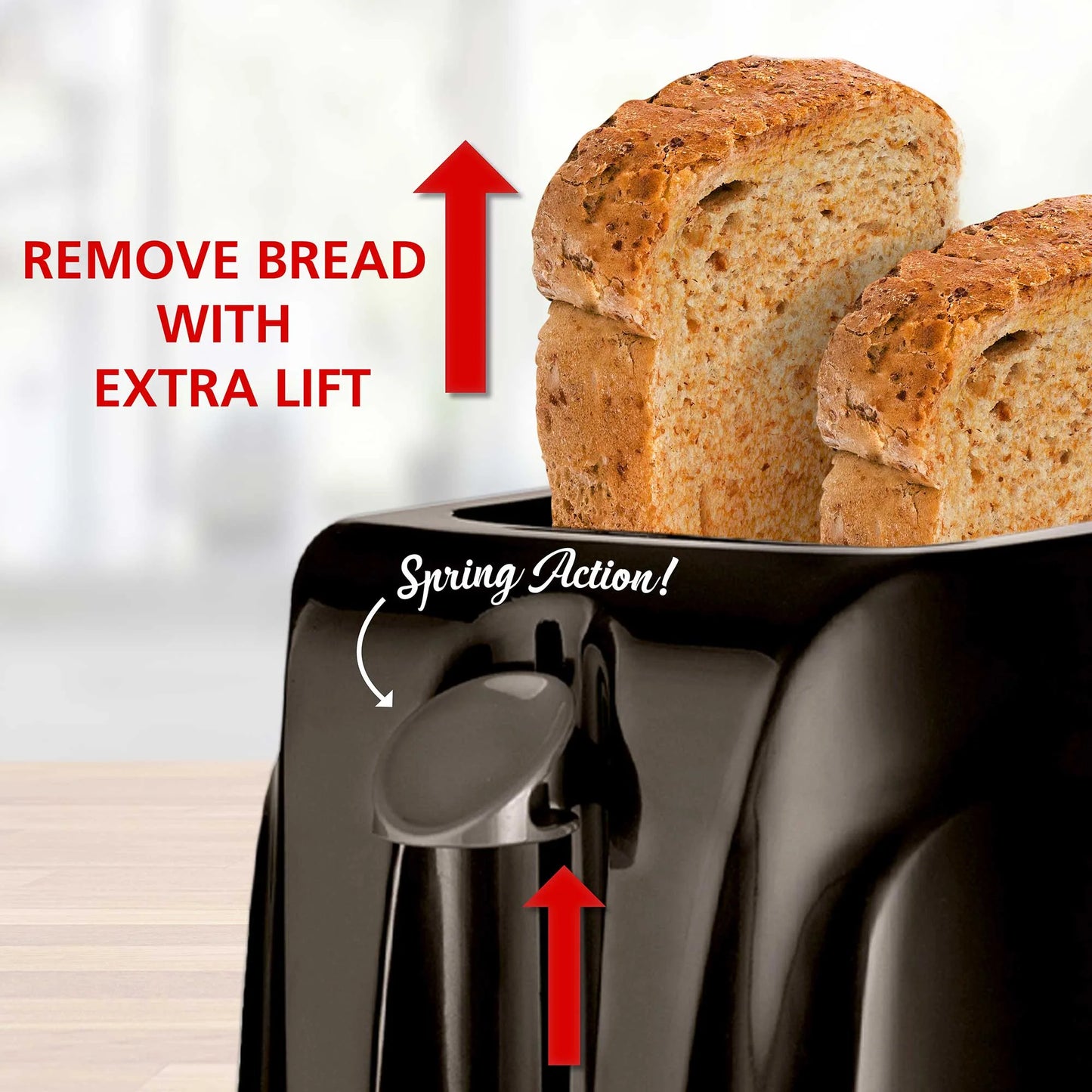Cool Touch Black 2-Slice Toaster