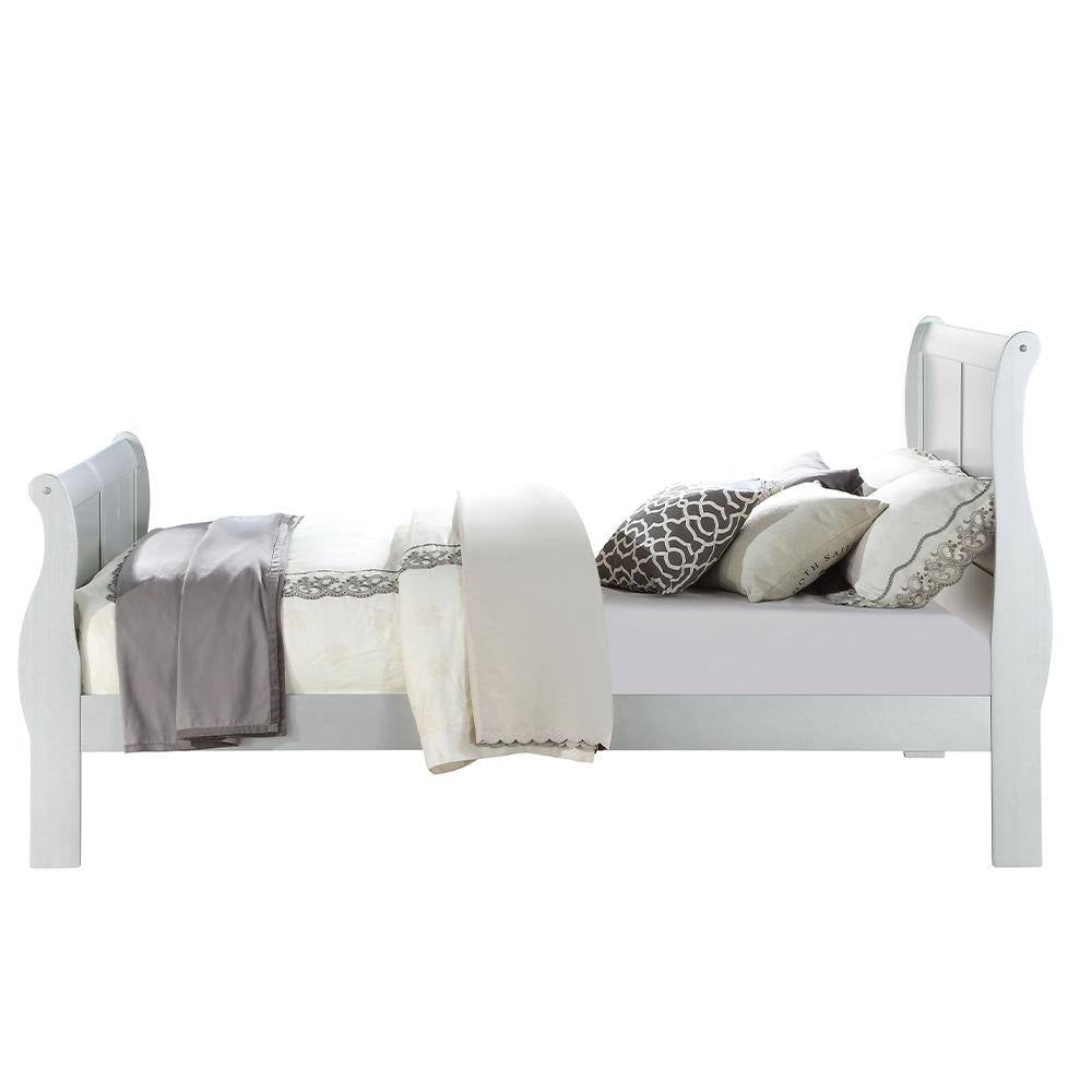 Louis Philippe III Platinum Eastern King Bed