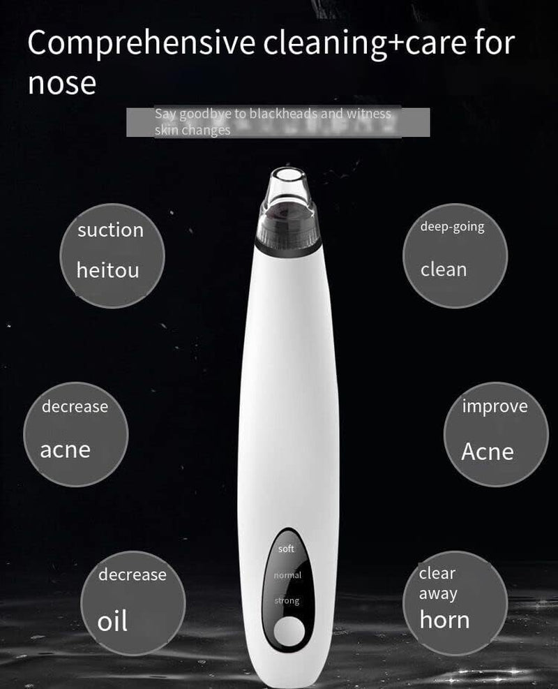 Professional Electric Blackhead Remover with Diamond Pore Vacuum Suction for Facial Cleansing