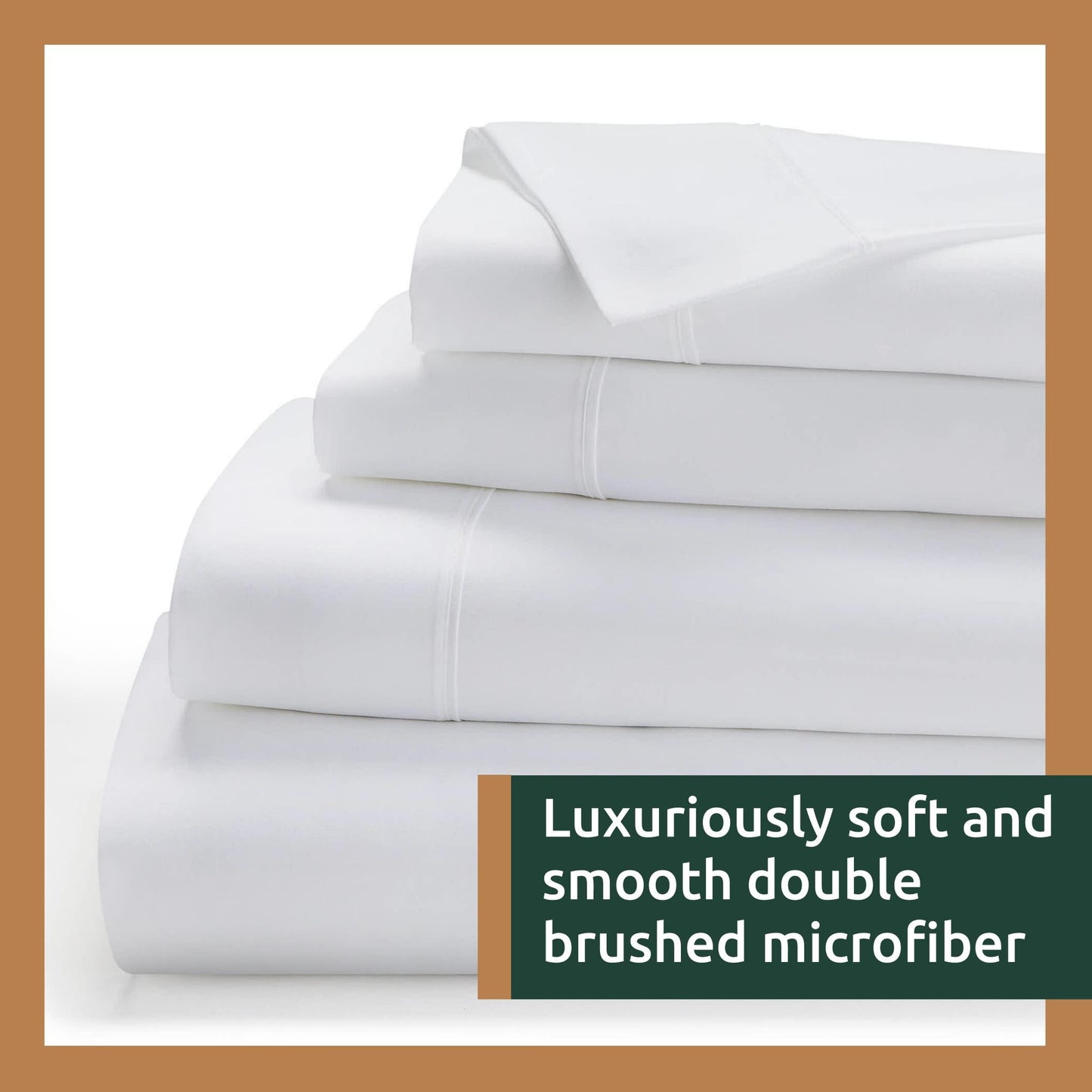 Premium Microfiber Twin Sheet Set - White