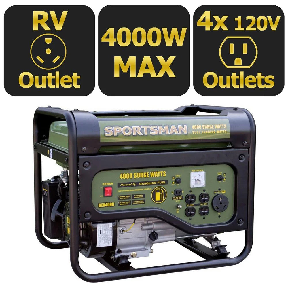 4000W Portable Gasoline Generator