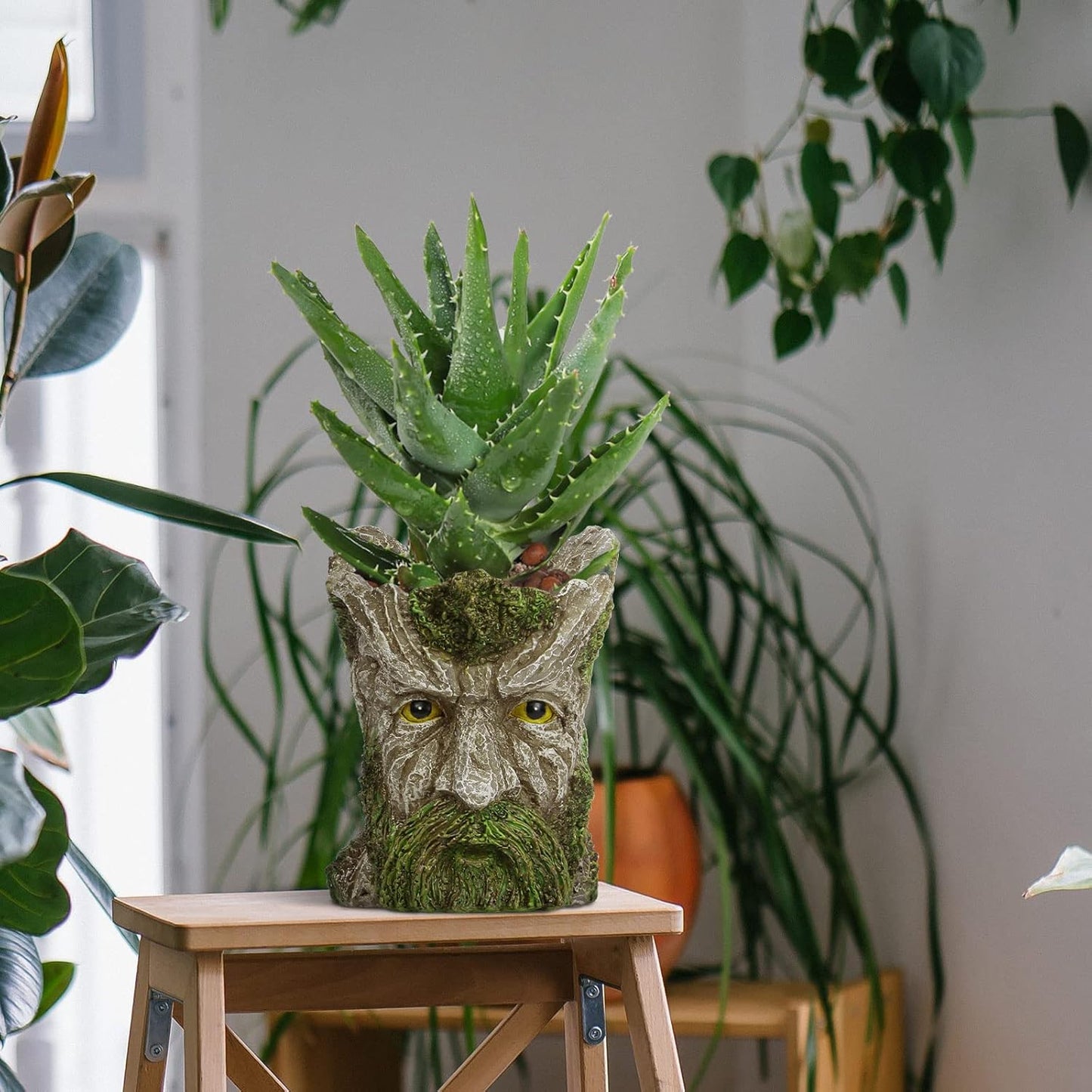 Face Planters Pots Head for Indoor Outdoor Plants