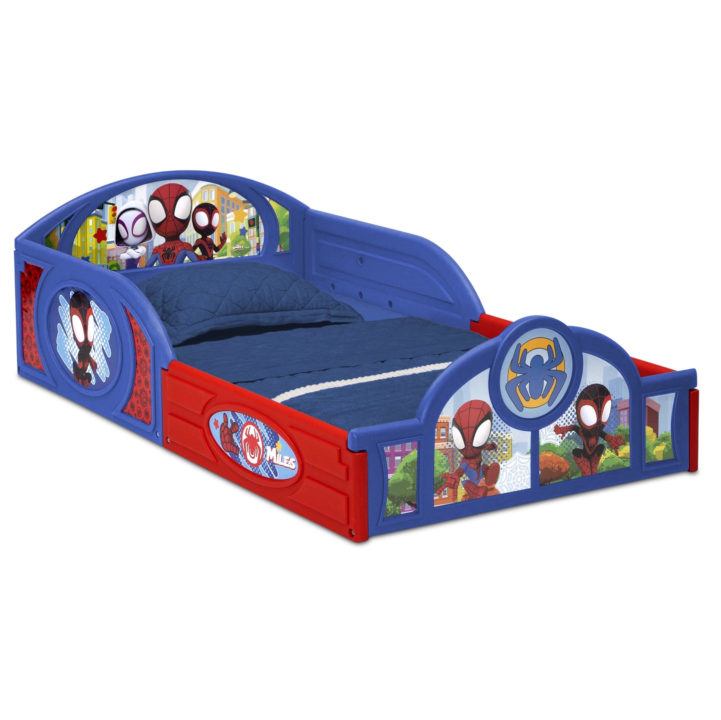 Spidey and His Amazing Friends 3-Piece Toddler Bedroom Set in Blue