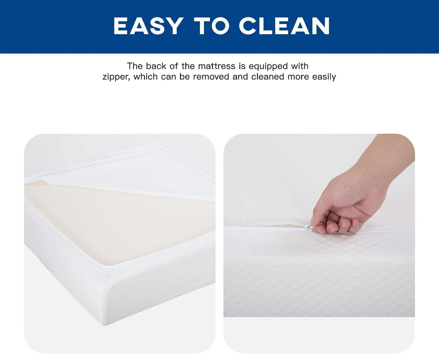 Memory Foam Certified Pressure Relieving (6 In, Queen) Mattress in a Box