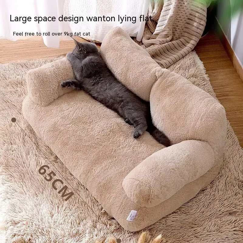 Plush Soft Sofa Warm Sleeping Bed