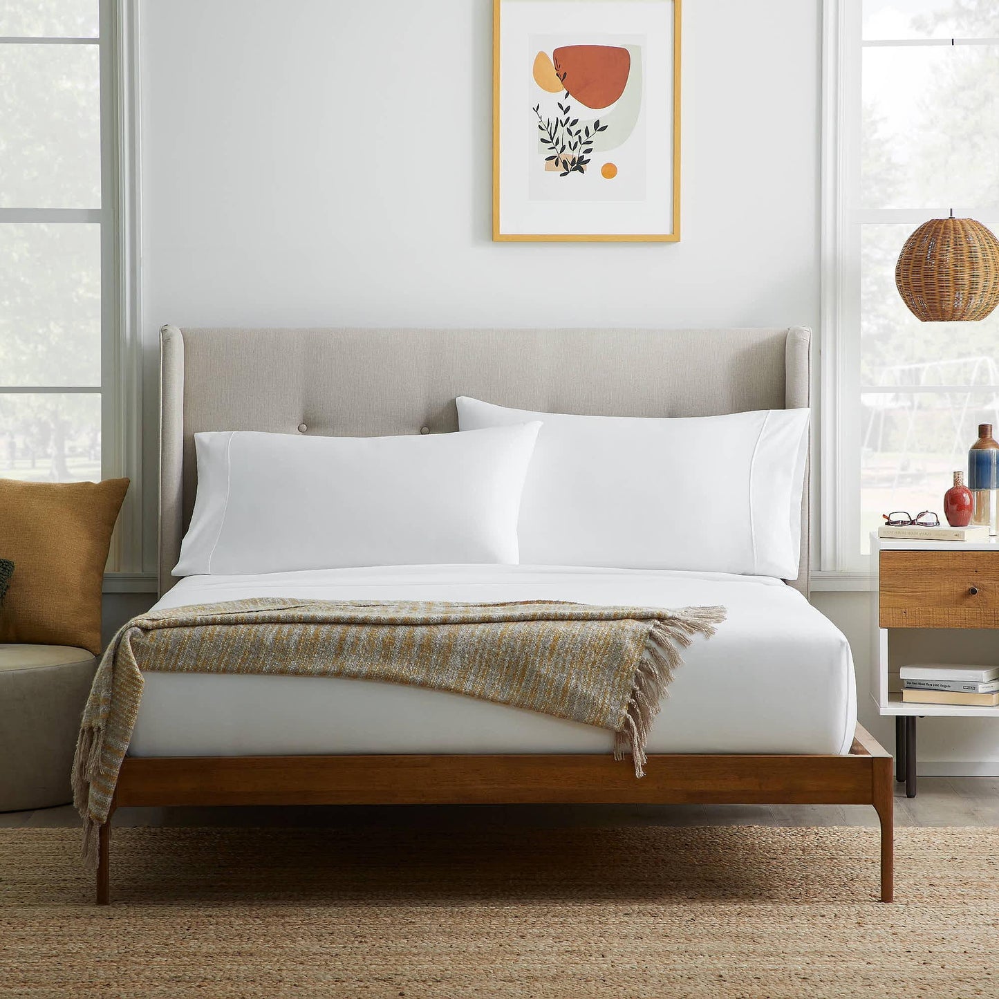 Premium Microfiber Twin Sheet Set - White