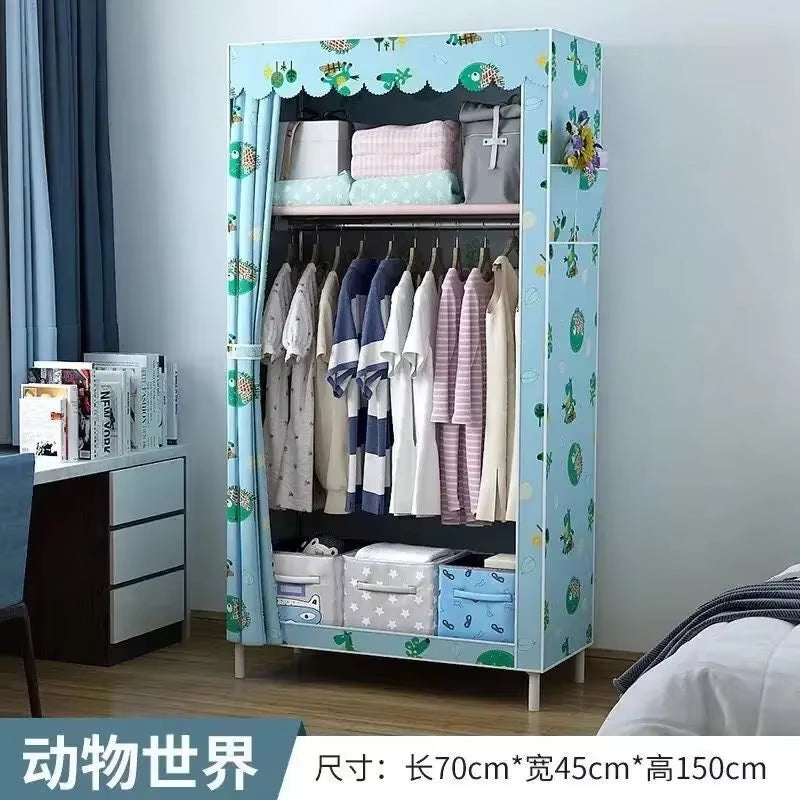 Non-Woven Fabric Panoramic Folding Cloth 3D Wardrobe