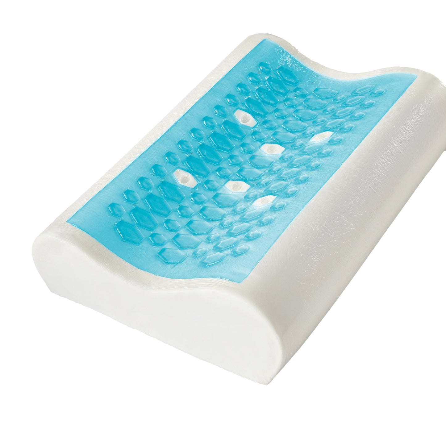 Cooling Gel Overlay Memory Foam Contour Bed Pillow