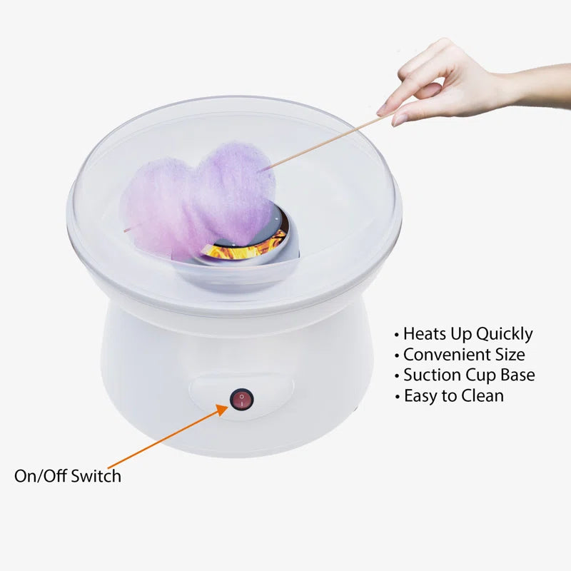 Cotton Candy Machine - Includes Scoop and 10 Sticks