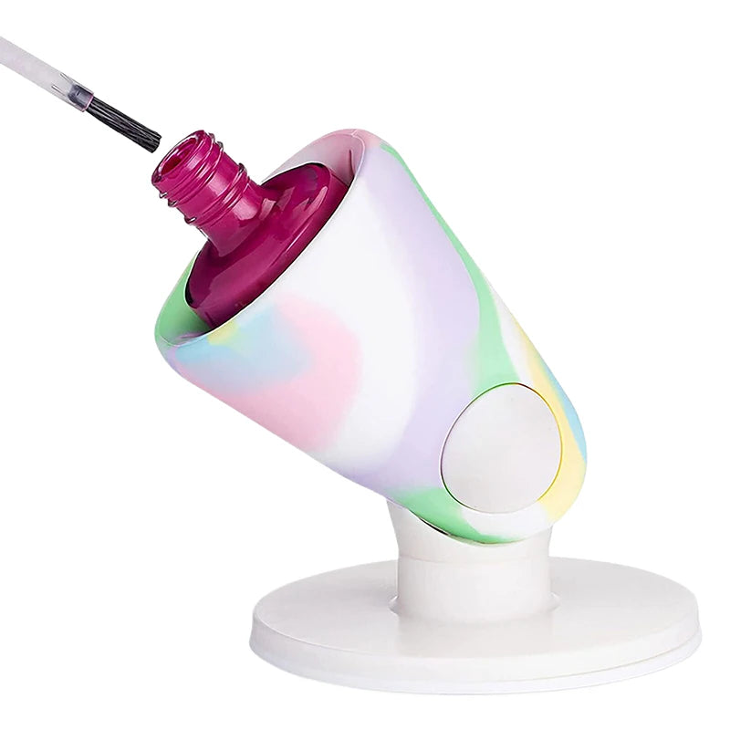 Silicone Nail Polish Holder Nail Art Polish Bottle Stand DIY Salon Nail Art Polish Bottle Stand Nail Art Tools Accessories