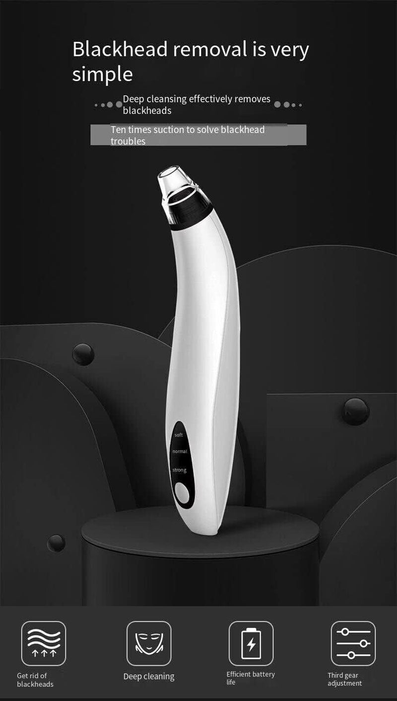 Professional Electric Blackhead Remover with Diamond Pore Vacuum Suction for Facial Cleansing