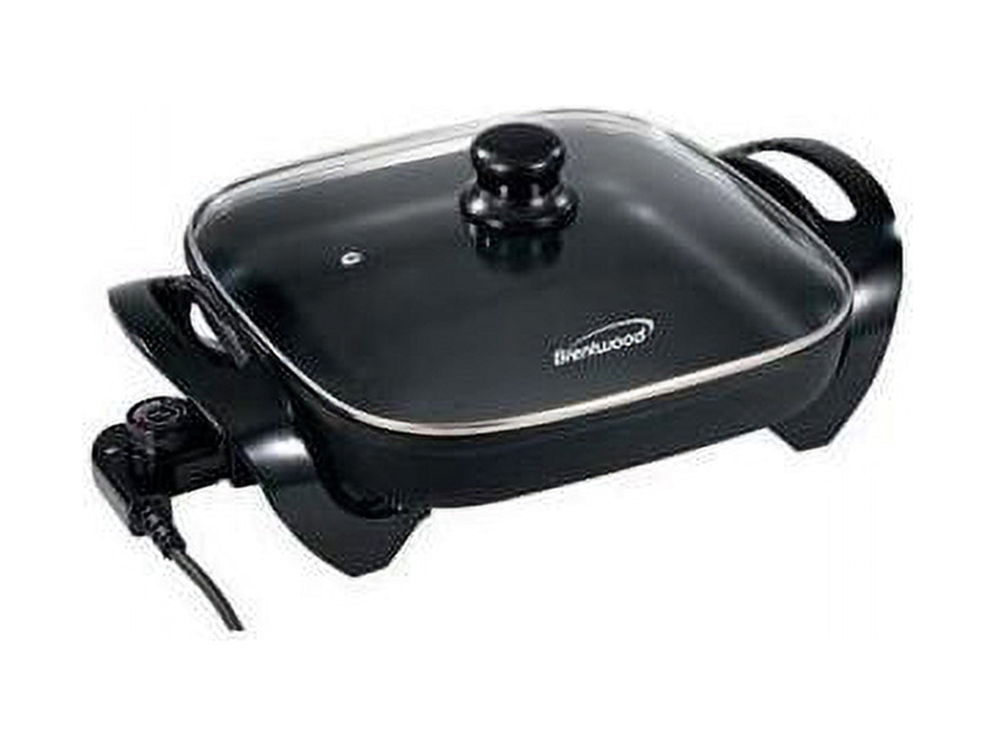 Appliances 12-Inch Nonstick Electric Skillet with Glass Lid, 1,300 Watts