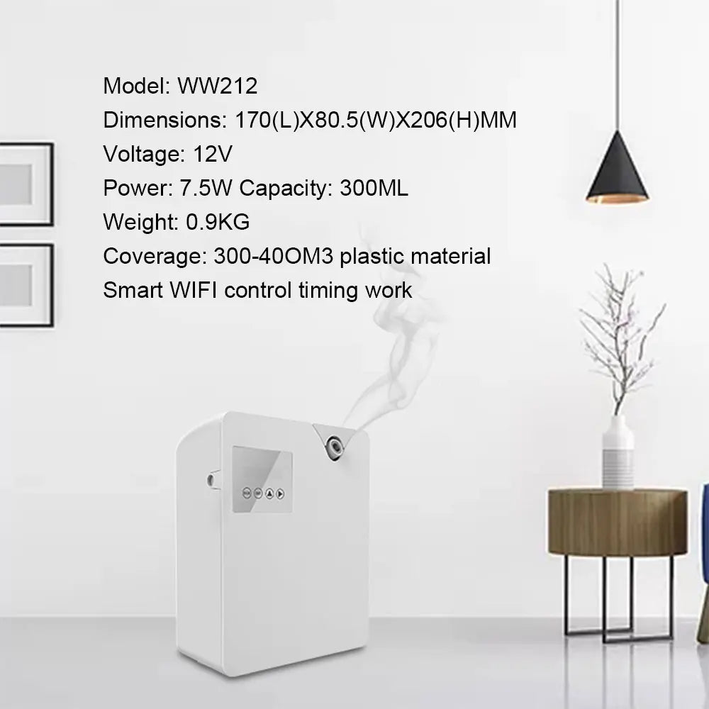 Aroma Diffuser for Home Air Fresheners Sprayer Aromatherapy Hotel Scenting Device Smart Room Fragrance Machine App Control