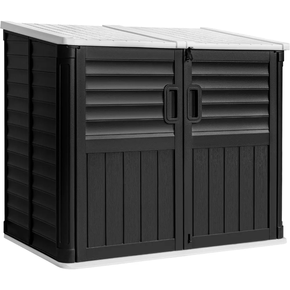 Double Locks Waterproof 34 Cu Ft Outdoor Storage Cabinet