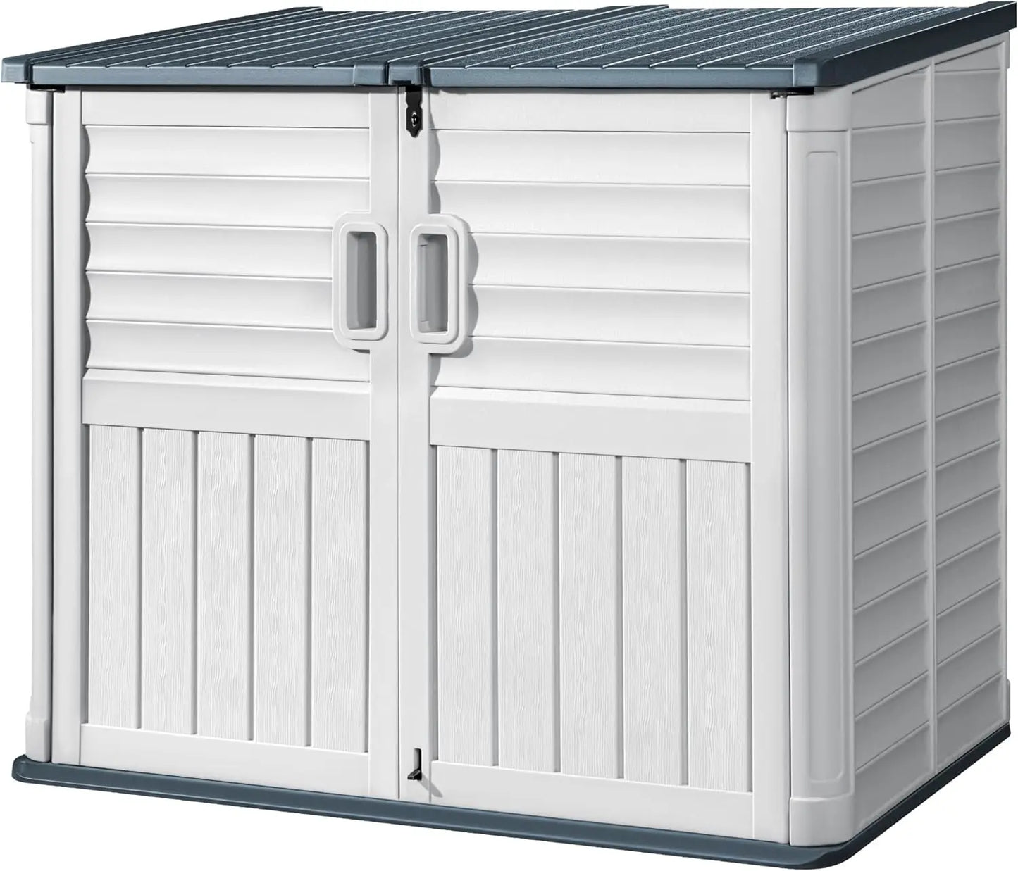Double Locks Waterproof 34 Cu Ft Outdoor Storage Cabinet