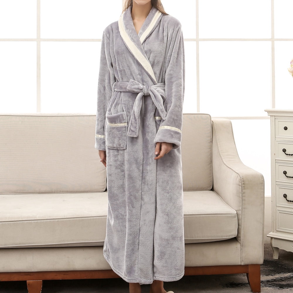 Lightweight Spa Soft Full Length Bathrobes with Pockets