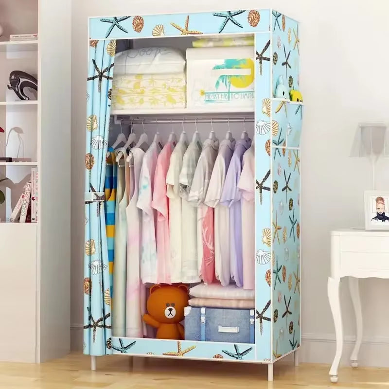 Non-Woven Fabric Panoramic Folding Cloth 3D Wardrobe