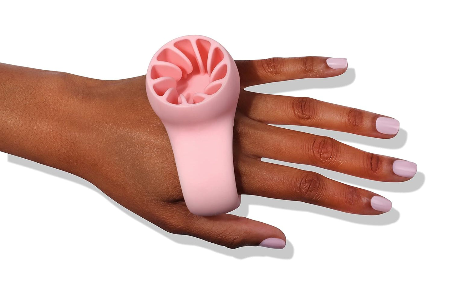 Portable Nail Polish Bottle Holder - Soft Adjustable Wearable Anti-Spill Grip for Manicure and Pedicure Applications
