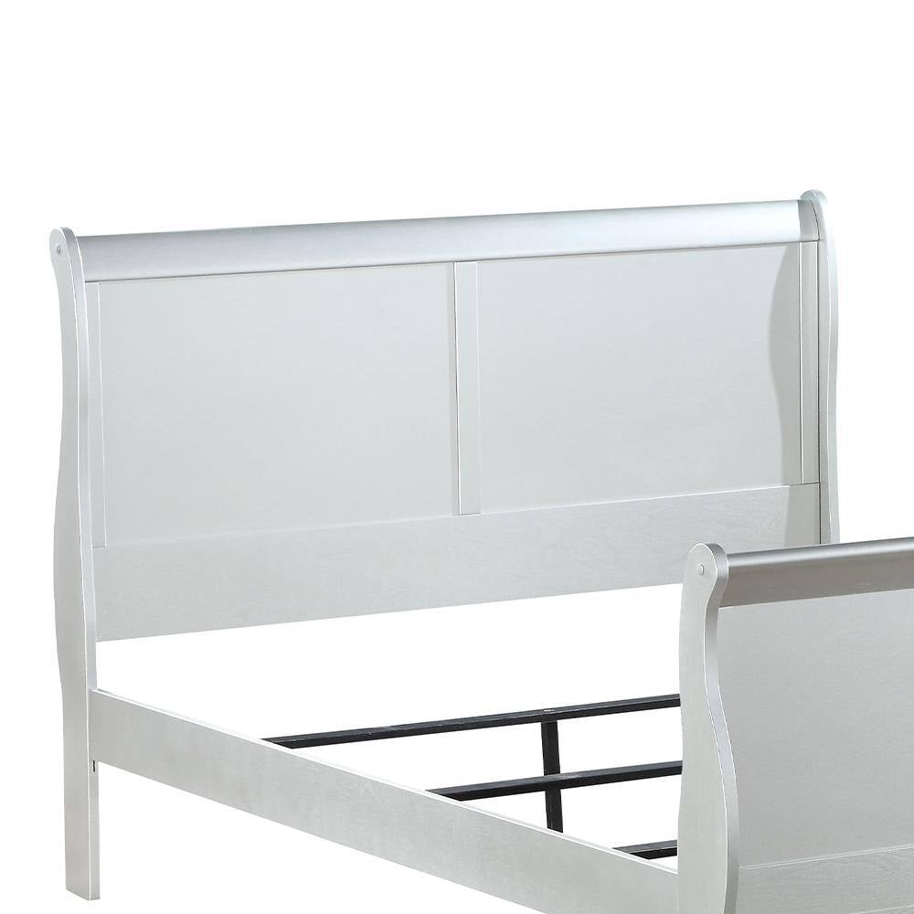 Louis Philippe III Platinum Eastern King Bed