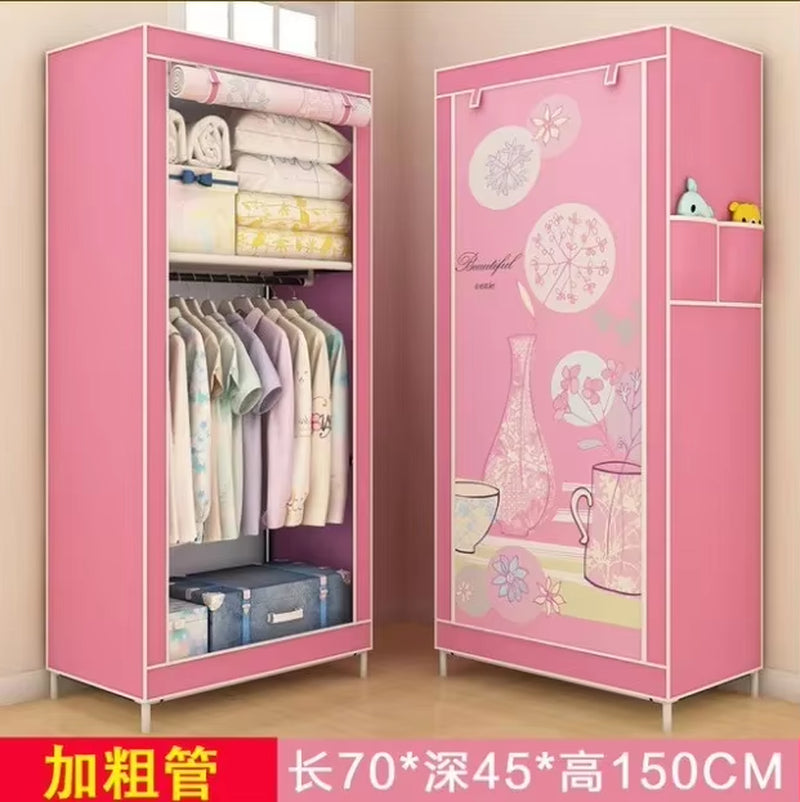 Non-Woven Fabric Panoramic Folding Cloth 3D Wardrobe