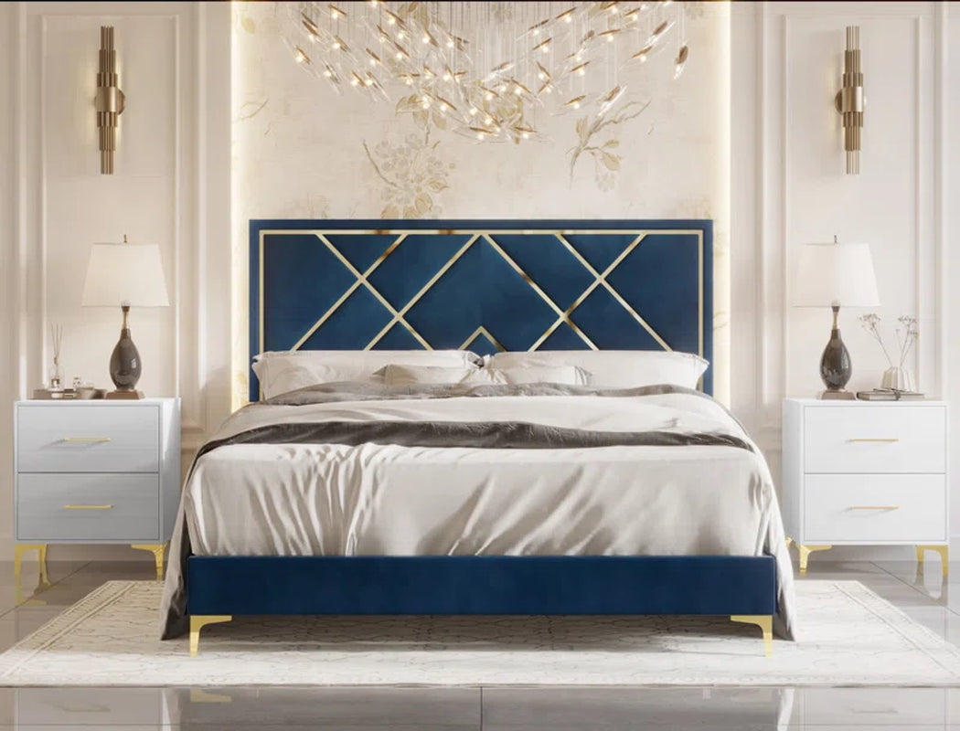 Lausyn Upholstered Standard 3 Piece Bedroom Set