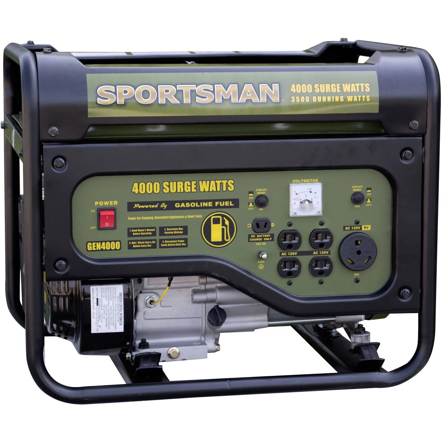 4000W Portable Gasoline Generator