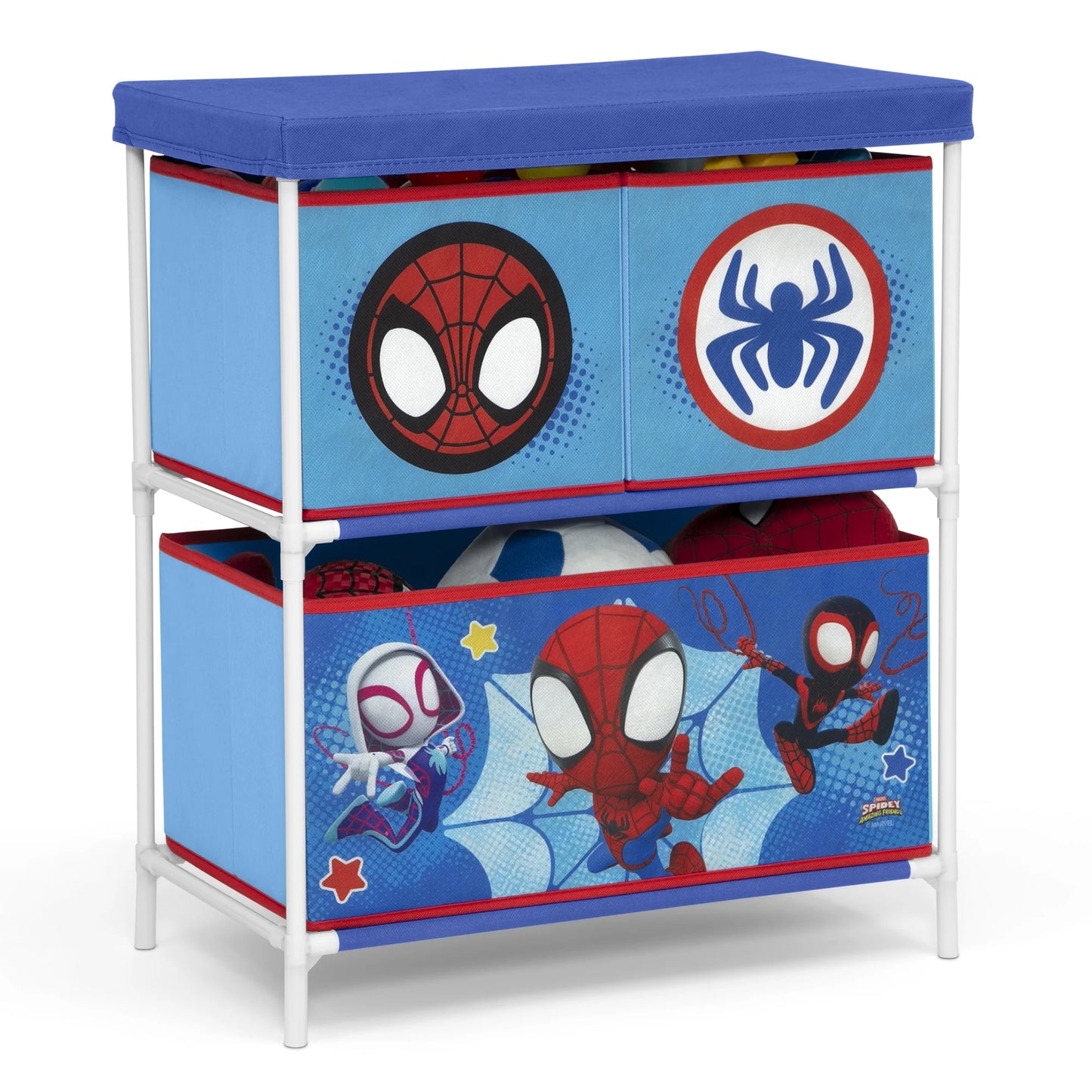 Spidey and His Amazing Friends 3-Piece Toddler Bedroom Set in Blue
