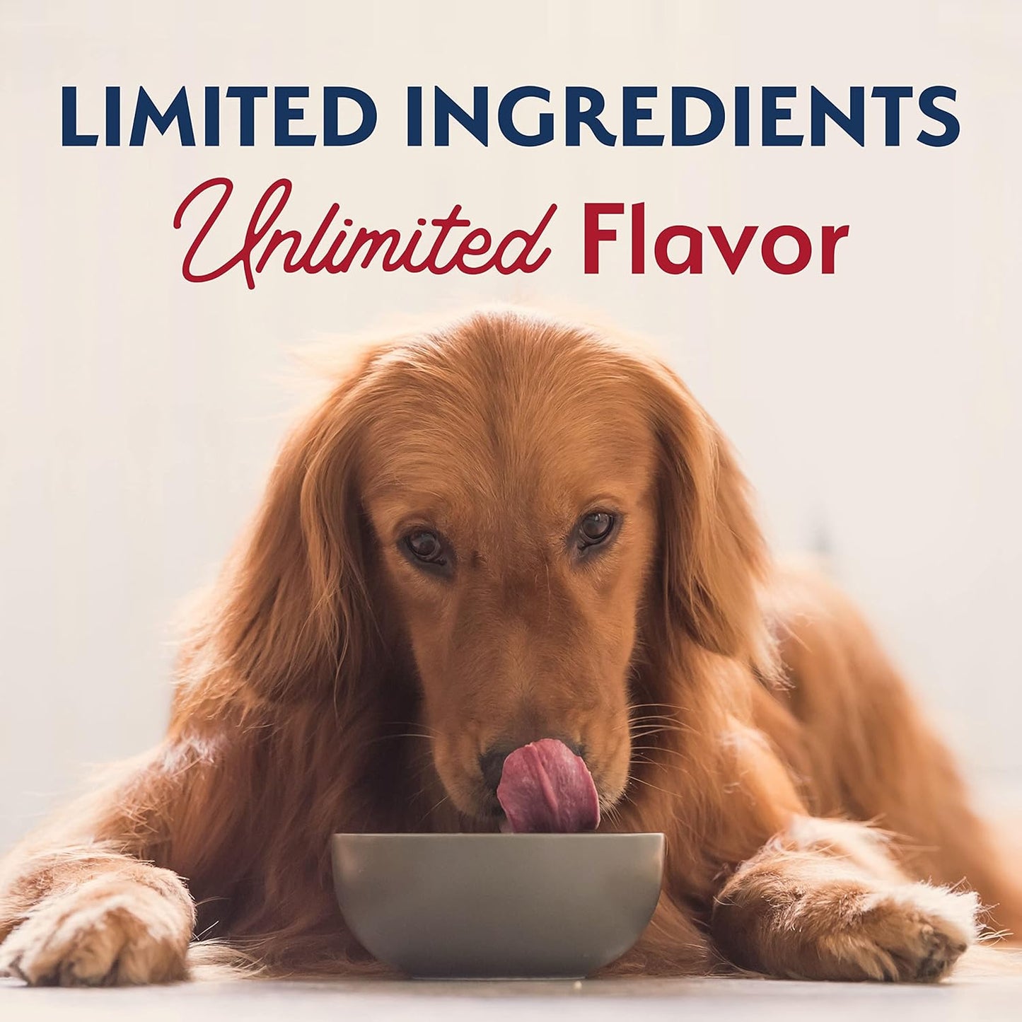 Limited Ingredient Adult Grain-Free Dry Dog Food, Reserve Sweet Potato & Bision Recipe, 4 lb