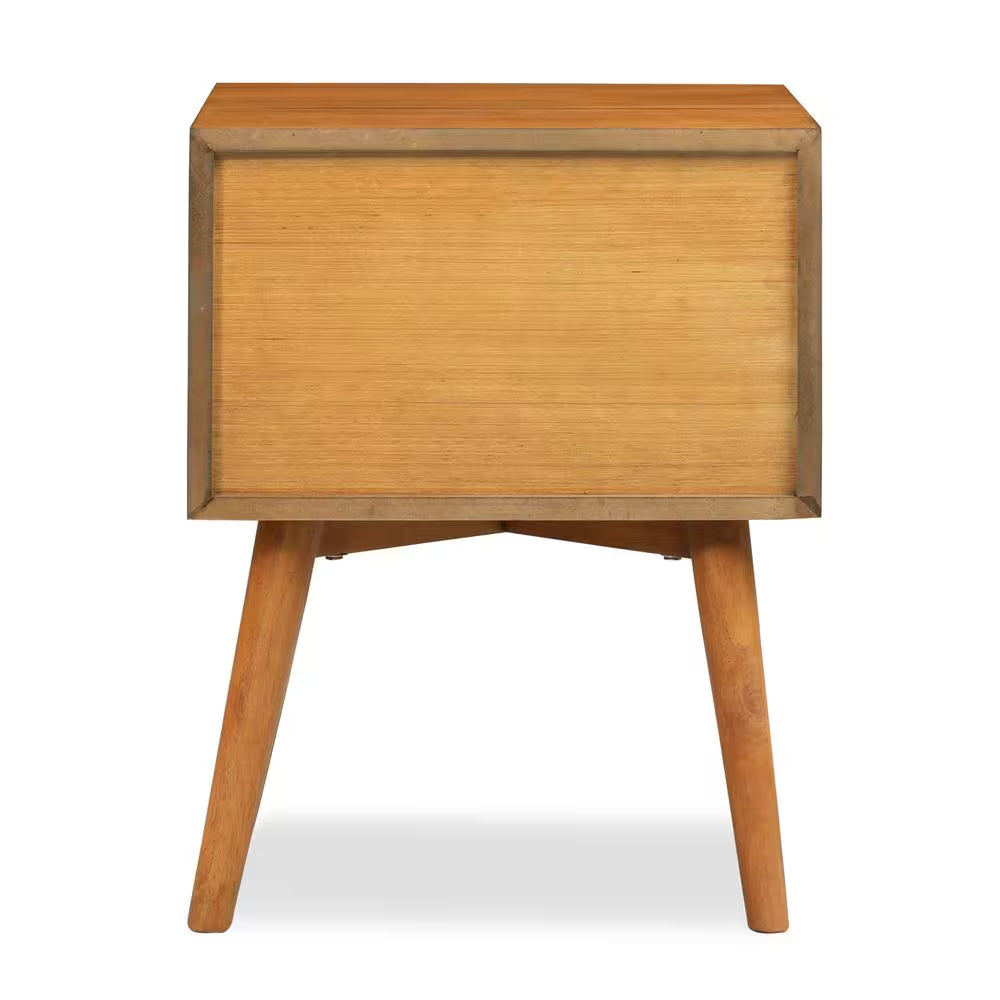 Durable Bedroom 2-Drawer Nightstand
