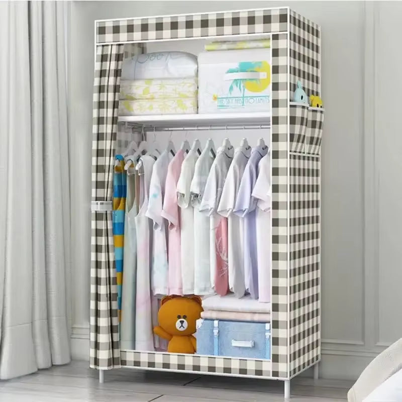 Non-Woven Fabric Panoramic Folding Cloth 3D Wardrobe