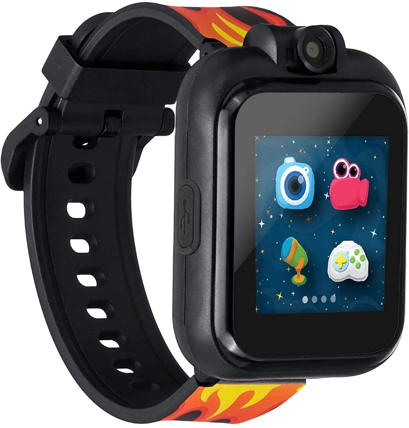 Boys Earbuds and Smartwatch Set - Flames Design 900220M-40-BLT