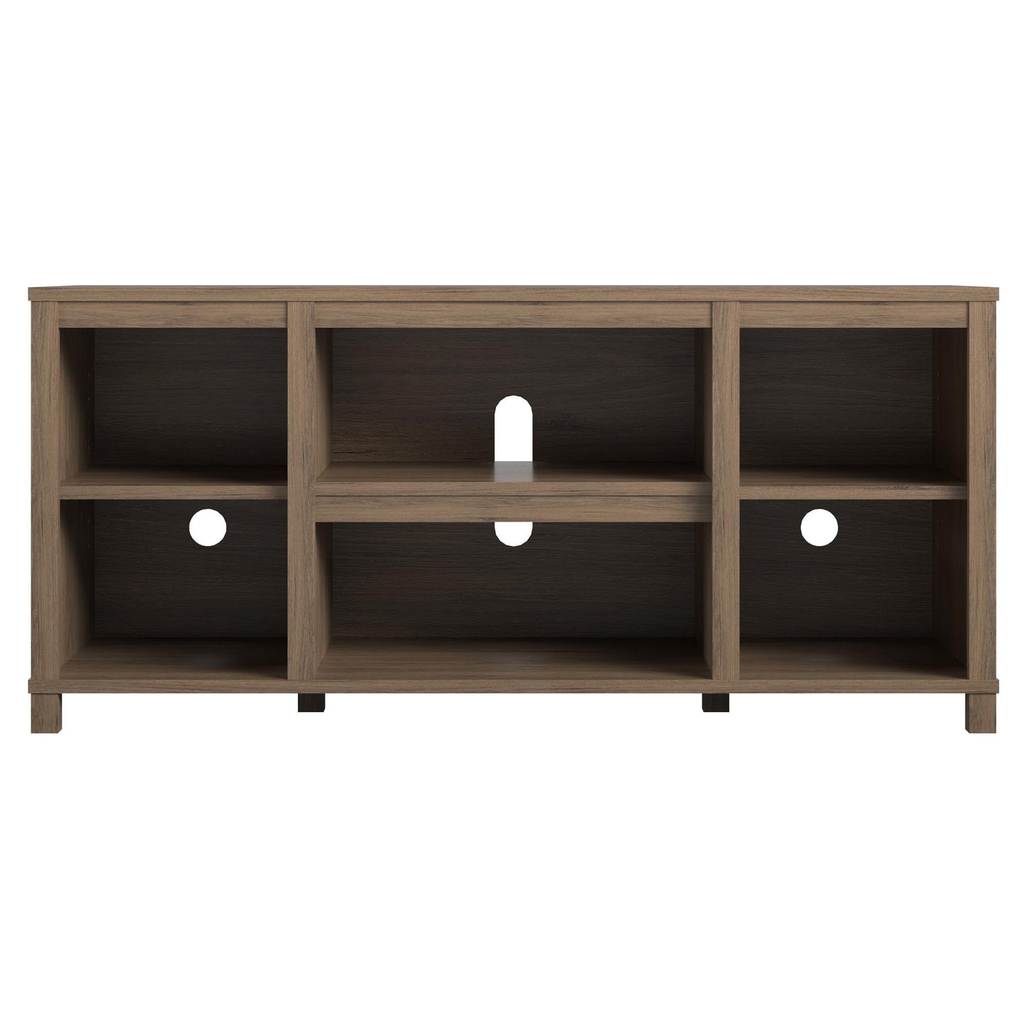 Parsons TV Stand for TVs up to 50 inches in Rustic Oak Finish
