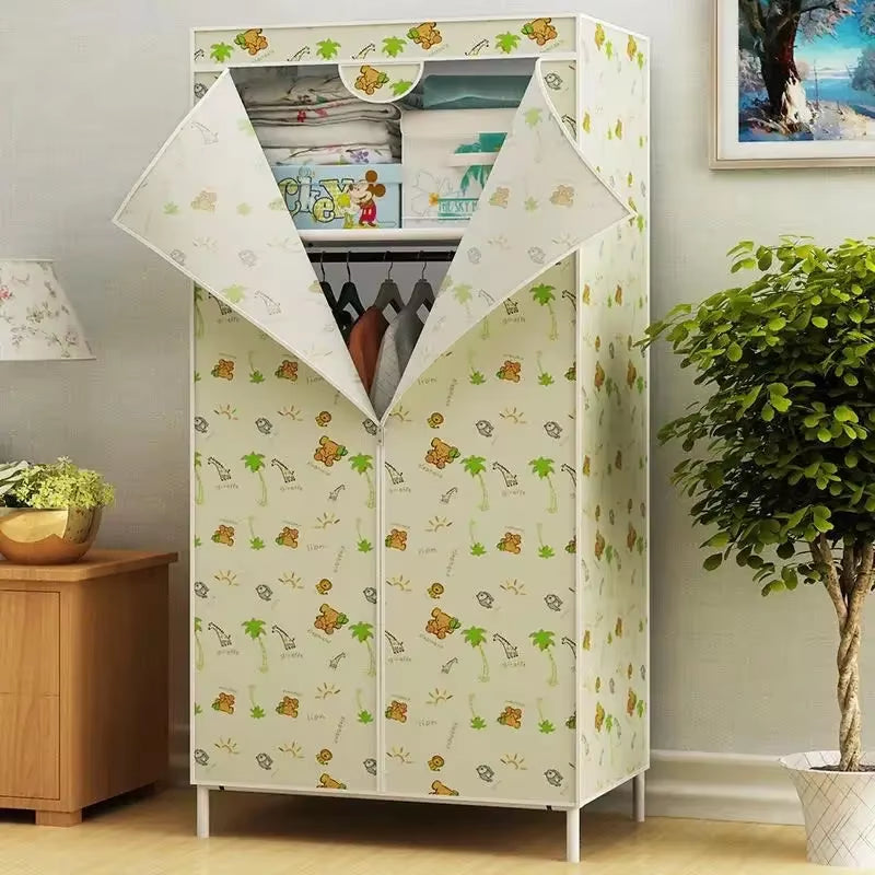 Non-Woven Fabric Panoramic Folding Cloth 3D Wardrobe
