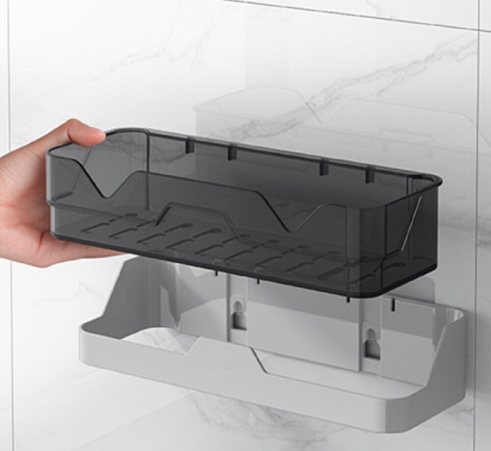 Wall-Mounted Shower Caddy – Bathroom Storage Organizer