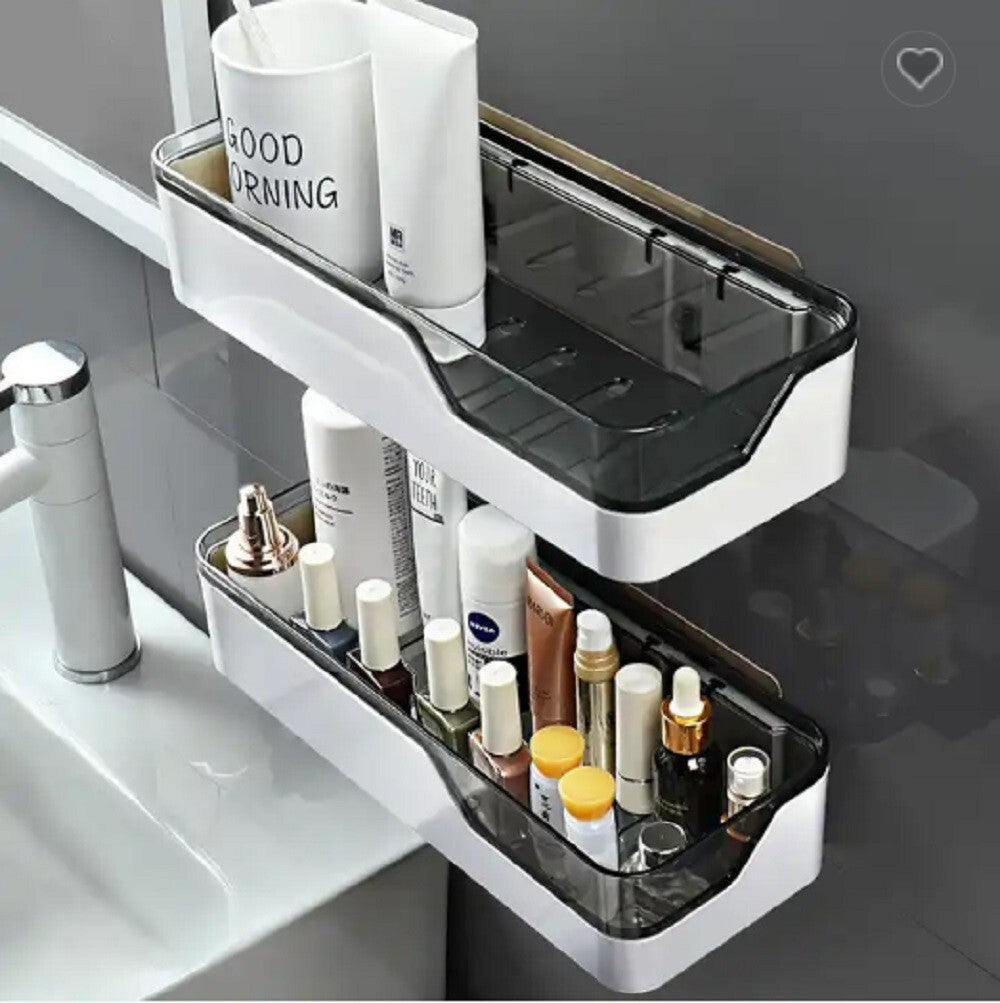 Wall-Mounted Shower Caddy – Bathroom Storage Organizer