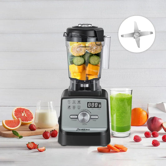 Professional Countertop Blender with 1400W Motor, 68Oz Capacity for Smoothies, Frozen Drinks, and Ice Crushing