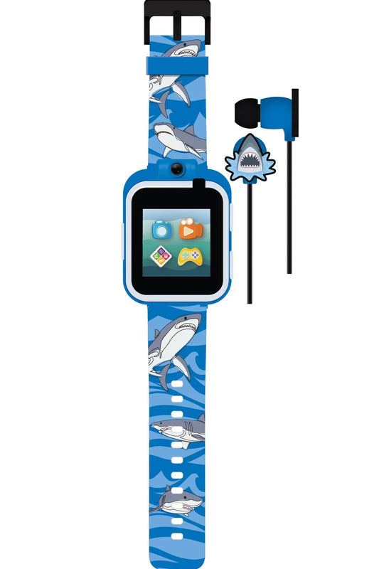 Unisex Earbuds and Smartwatch Set - Blue Shark Model 900441M-40-F01
