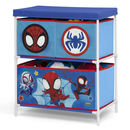 Spidey and His Amazing Friends 3-Piece Toddler Bedroom Set in Blue